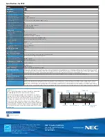 Preview for 2 page of NEC MultiSync V322 Specifications