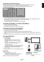 Preview for 17 page of NEC MultiSync V423-TM User Manual