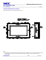 Preview for 2 page of NEC MultiSync V461 Installation Manual