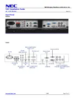 Preview for 10 page of NEC MultiSync V461 Installation Manual