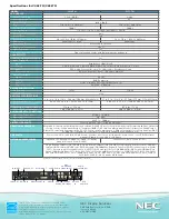 Preview for 2 page of NEC MultiSync V462-TM Specifications