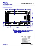 Предварительный просмотр 4 страницы NEC MultiSync V462 Installation Manual