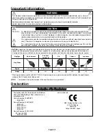 Preview for 4 page of NEC MultiSync V462 User Manual