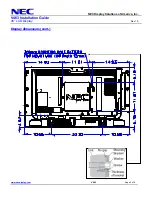 Preview for 4 page of NEC MultiSync V463 Installation Manual