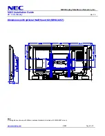 Preview for 8 page of NEC MultiSync V463 Installation Manual