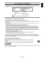 Предварительный просмотр 3 страницы NEC MultiSync V463 User Manual
