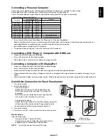 Preview for 19 page of NEC MultiSync V463 User Manual