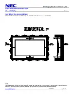 Предварительный просмотр 2 страницы NEC MultiSync V484 Installation Manual