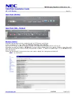 Предварительный просмотр 10 страницы NEC MultiSync V484 Installation Manual
