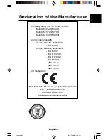 Preview for 5 page of NEC MultiSync V521 User Manual
