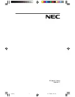 Preview for 137 page of NEC MultiSync V521 User Manual