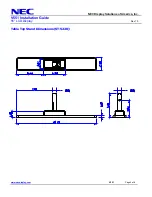 Предварительный просмотр 5 страницы NEC MultiSync V551 Installation Manual