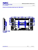 Предварительный просмотр 7 страницы NEC MultiSync V551 Installation Manual