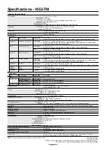 Preview for 46 page of NEC MultiSync V552-TM User Manual