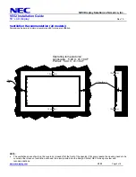Предварительный просмотр 2 страницы NEC MultiSync V552 Installation Manual