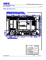 Предварительный просмотр 4 страницы NEC MultiSync V552 Installation Manual