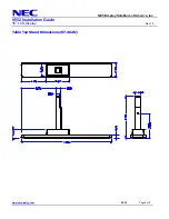 Предварительный просмотр 5 страницы NEC MultiSync V552 Installation Manual