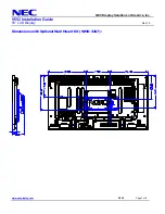 Предварительный просмотр 7 страницы NEC MultiSync V552 Installation Manual