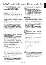 Preview for 5 page of NEC MultiSync V552 User Manual