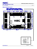 Preview for 4 page of NEC MultiSync V651-TM Installation Manual