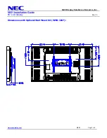 Preview for 7 page of NEC MultiSync V651 Installation Manual