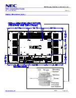 Предварительный просмотр 4 страницы NEC MultiSync V801 Installation Manual