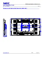 Preview for 7 page of NEC MultiSync V801 Installation Manual