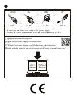 Предварительный просмотр 2 страницы NEC MultiSync WD551 Setup Manual