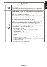 Предварительный просмотр 5 страницы NEC MultiSync WD551 Setup Manual