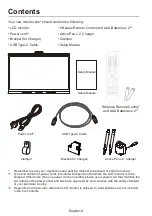 Предварительный просмотр 10 страницы NEC MultiSync WD551 Setup Manual