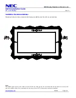 Предварительный просмотр 2 страницы NEC MultiSync X401S Installation Manual