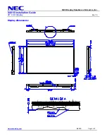 Предварительный просмотр 3 страницы NEC MultiSync X401S Installation Manual