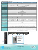 Предварительный просмотр 2 страницы NEC MultiSync X401S Specification