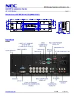 Preview for 5 page of NEC MultiSync X431BT Installation Manual