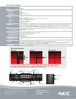 Preview for 2 page of NEC MultiSync X461UNV Specifications