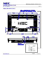 Предварительный просмотр 4 страницы NEC MultiSync X462HB Installation Manual