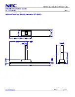 Предварительный просмотр 6 страницы NEC MultiSync X462HB Installation Manual