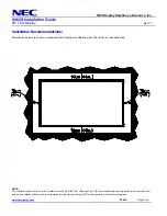 Предварительный просмотр 2 страницы NEC MultiSync X462S Installation Manual