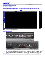 Предварительный просмотр 5 страницы NEC MultiSync X464UN Installation Manual