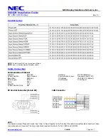Предварительный просмотр 6 страницы NEC MultiSync X464UN Installation Manual