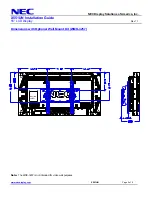 Предварительный просмотр 5 страницы NEC MultiSync X551UN Installation Manual