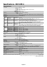 Preview for 54 page of NEC MultiSync X651UHD-2 User Manual