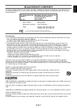 Preview for 3 page of NEC MultiSync X841UHD User Manual