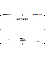 Preview for 33 page of NEC MultiSync XV17 User Manual