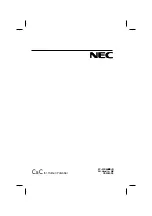 Preview for 104 page of NEC MultiSync XV17+ User Manual