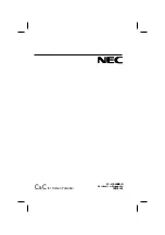 Preview for 105 page of NEC MultiSync XV17+ User Manual