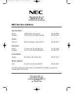 Предварительный просмотр 31 страницы NEC N230S Operating Instructions Manual