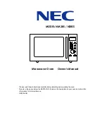 Preview for 1 page of NEC N28SS Owner'S Manual