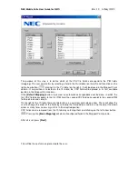 Preview for 42 page of NEC N411I - MANUAL 2 Manual