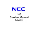 Preview for 1 page of NEC N8 Service Manual